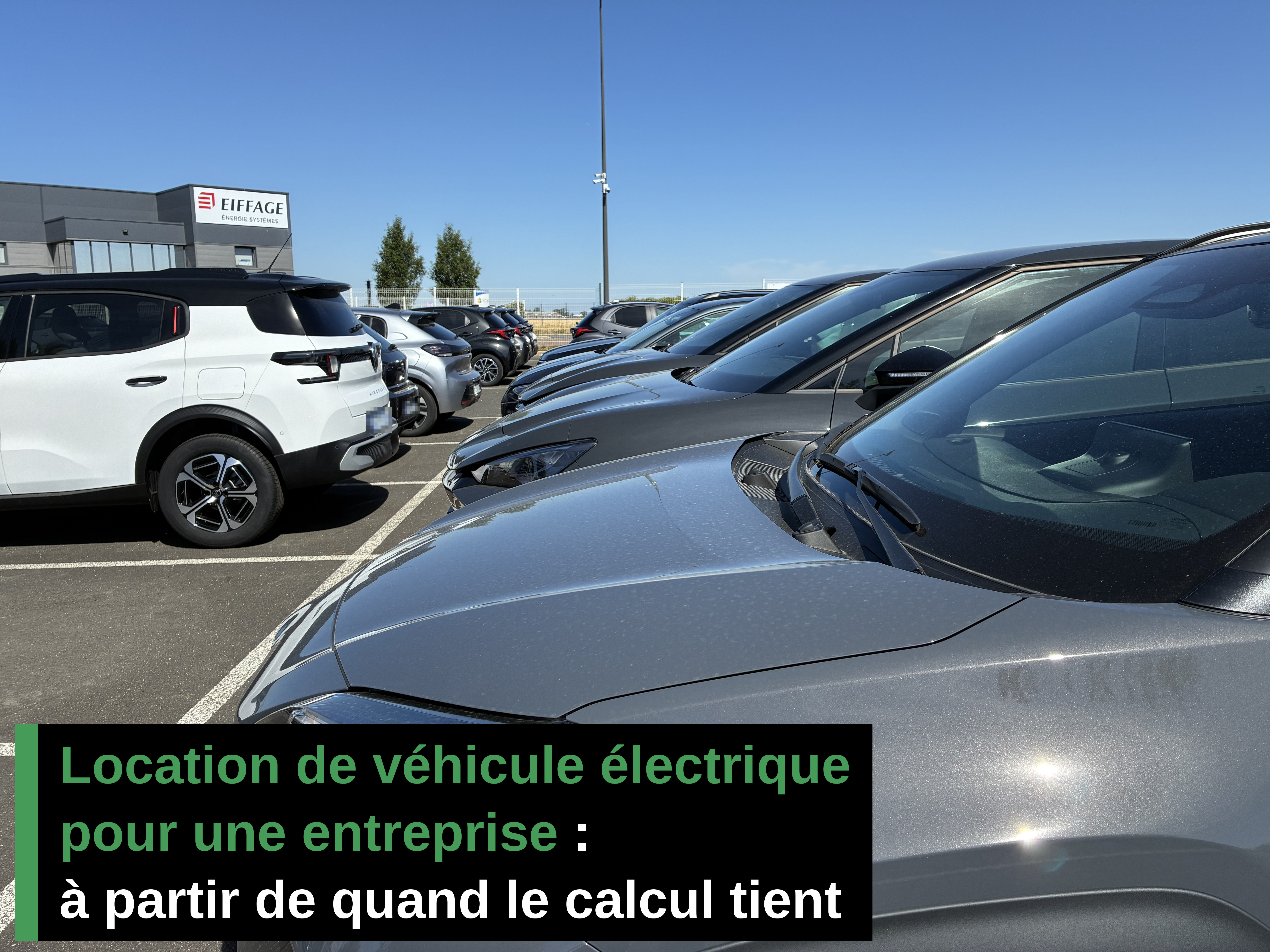 Location de véhicule électrique pour une entreprise